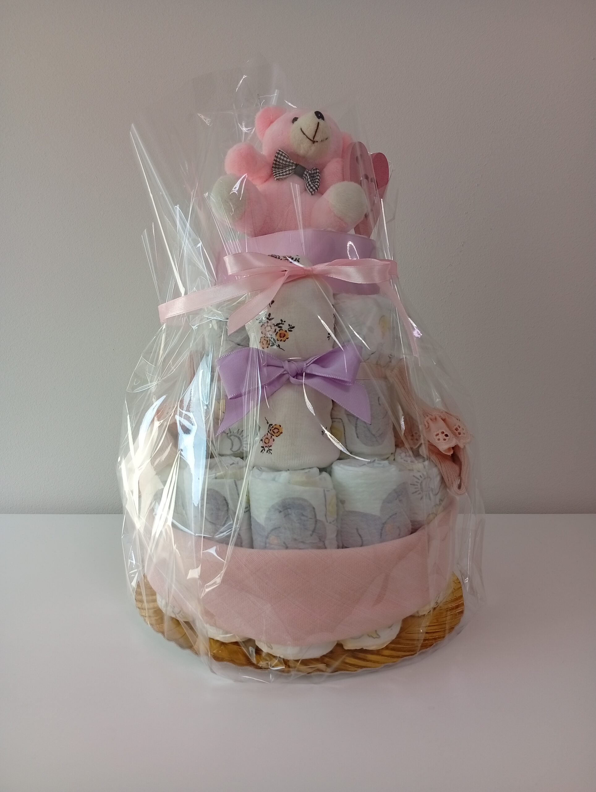 Tort roz mic de Scutece Baby Sower